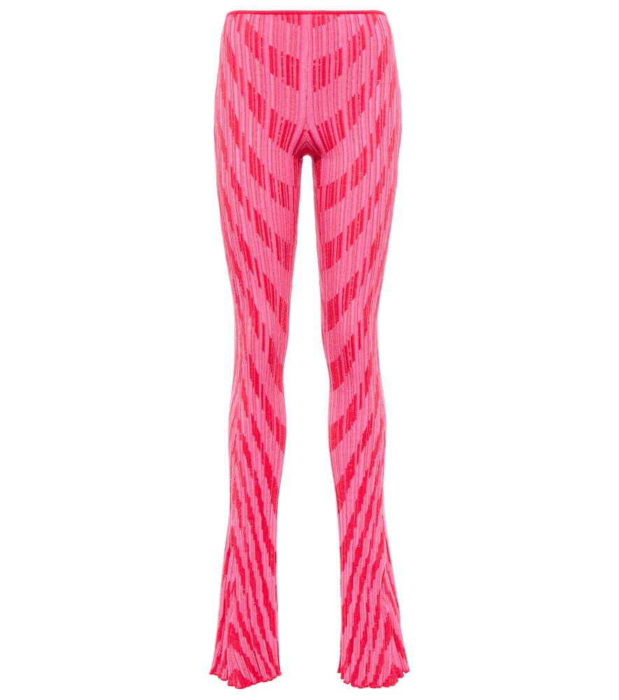 Philosophy di Lorenzo Serafini Striped intarsia knit sweatpants
