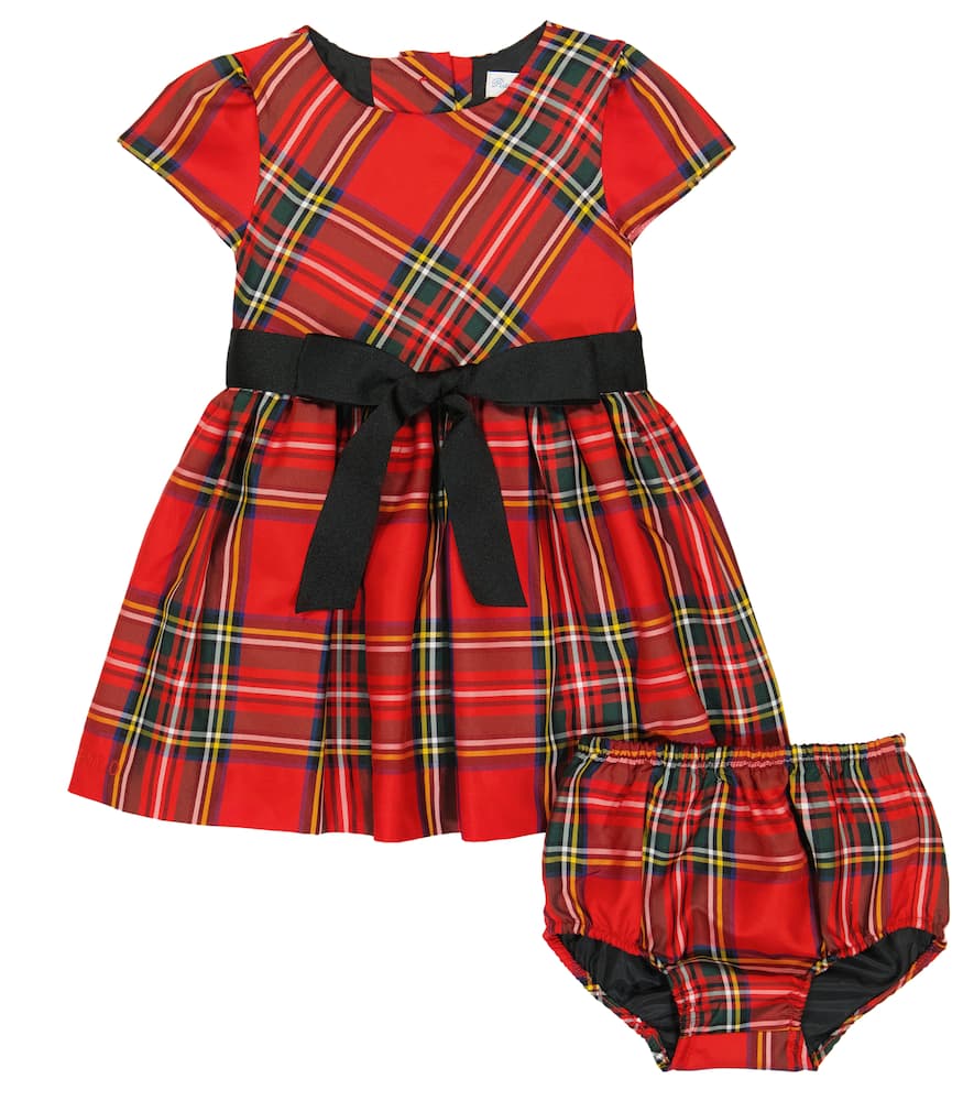 Polo Ralph Lauren Kids Baby checked dress and bloomers