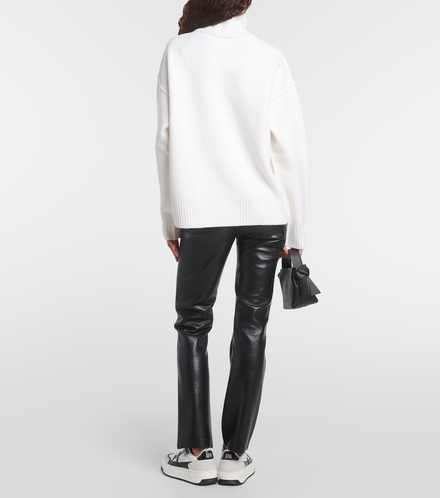  Ami Paris Ami Paris Rollkragenpullover Ami De Cœur Aus Wolle 