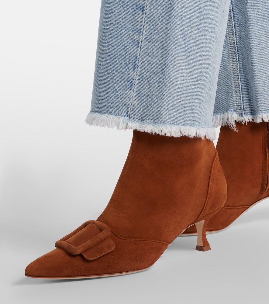 Baylow Embellished Suede Ankle Boots