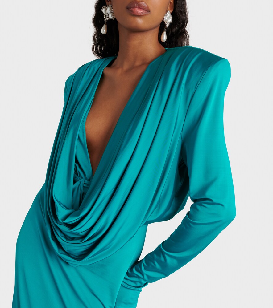  Magda Butrym Magda Butrym Draped Jersey Maxi Dress 