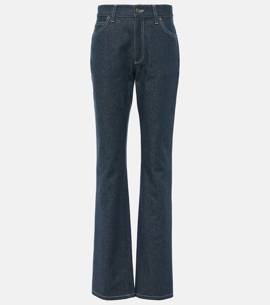Nedar high-rise straight jeans