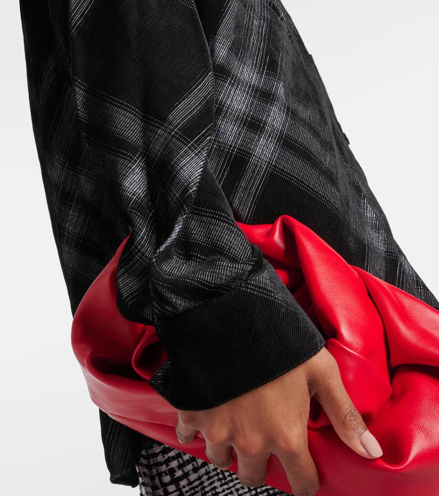 Burberry Signature Check Button-front Shirt In Black
