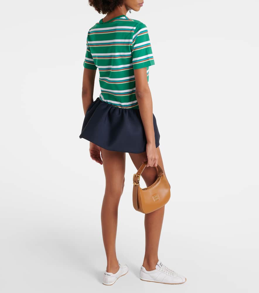 MIU MIU MOHAIR-BLEND MINISKIRT 