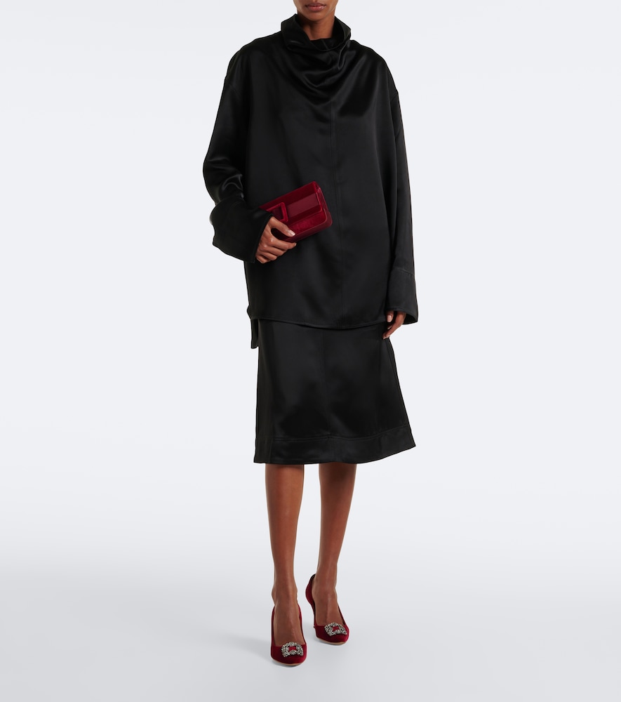 Hangisi 70 Embellished Velvet Pumps