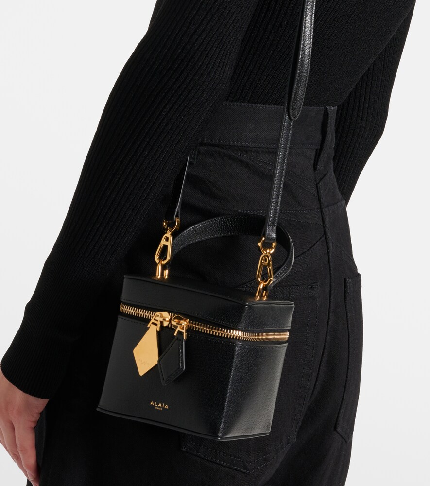 Alaïa Cube leather vanity bag
