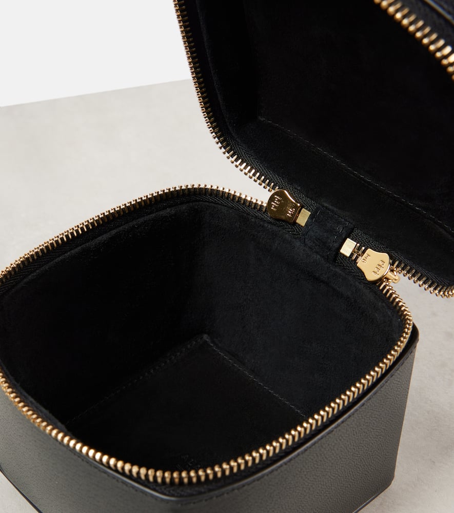 Alaïa Small Zippered Shoulder Bag In Noir