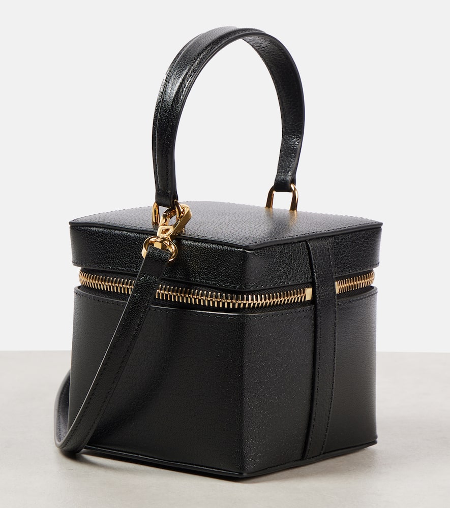 Alaïa Small Zippered Shoulder Bag In Noir