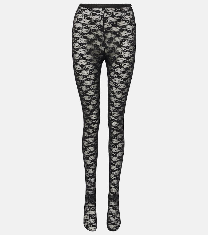 x Christopher Kane floral lace tights
