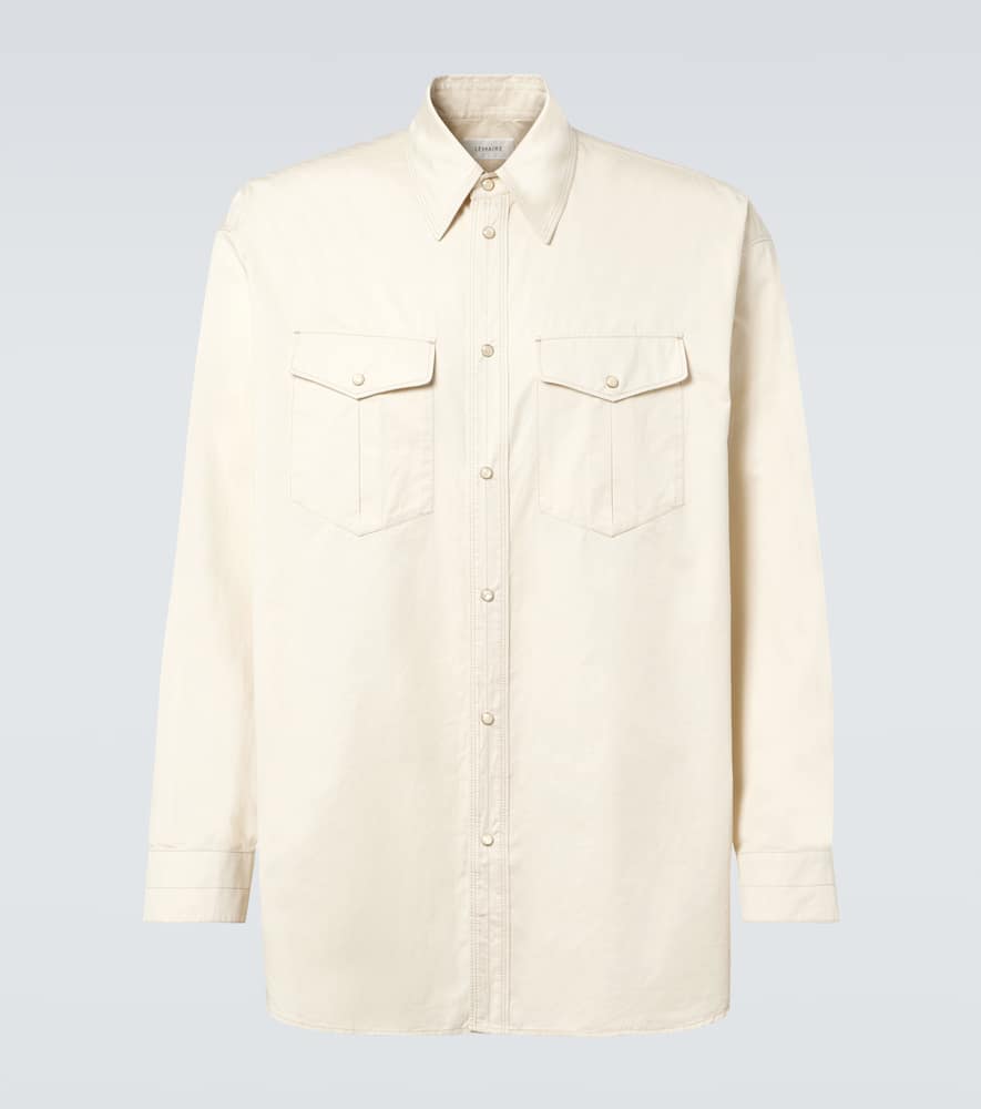 Cotton satin Western shirt