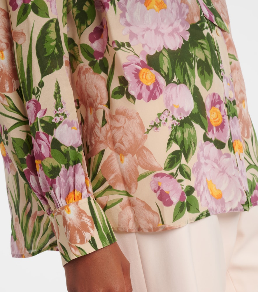  Chloe Chloã© Tie-neck Silk Crãªpe De Chine Blouse 