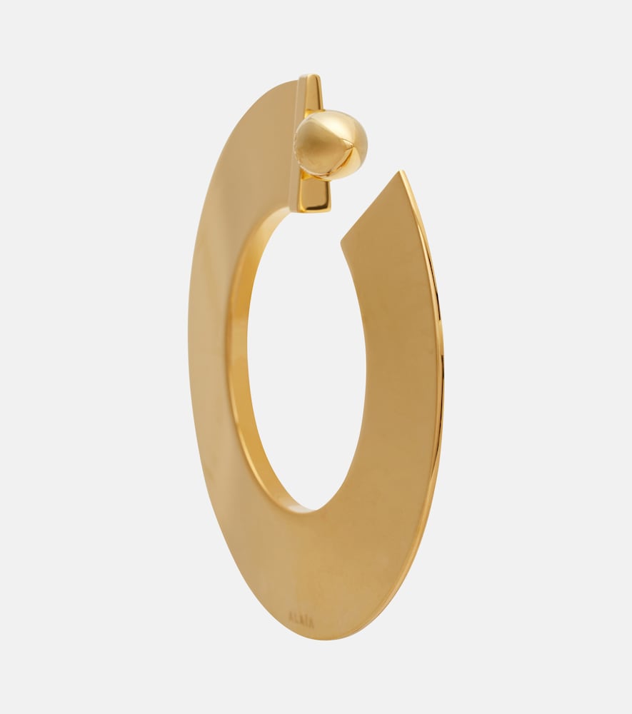  Alaia Alaã¯a Medium Hoop Earrings 