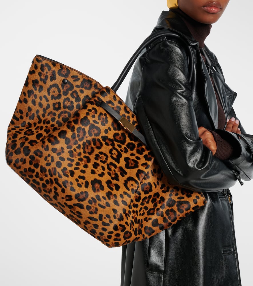 Demellier Tote Bag New York Aus Kalbshaar In Brown