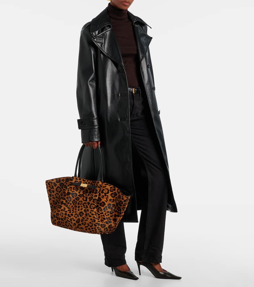 Demellier Tote Bag New York Aus Kalbshaar In Brown