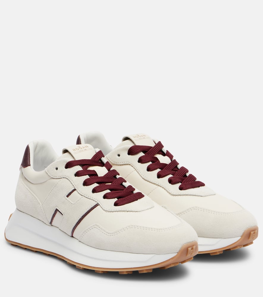 Hogan H641 suede platform sneakers