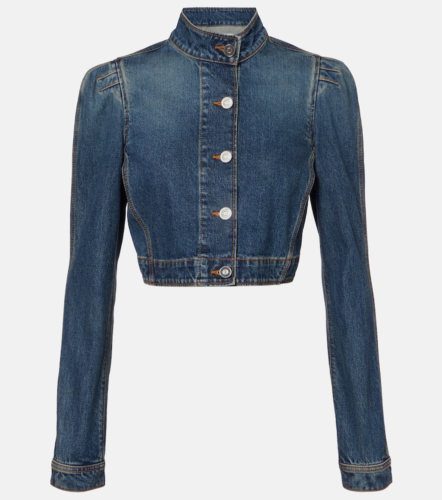 Alaia Alaïa Cropped denim jacket