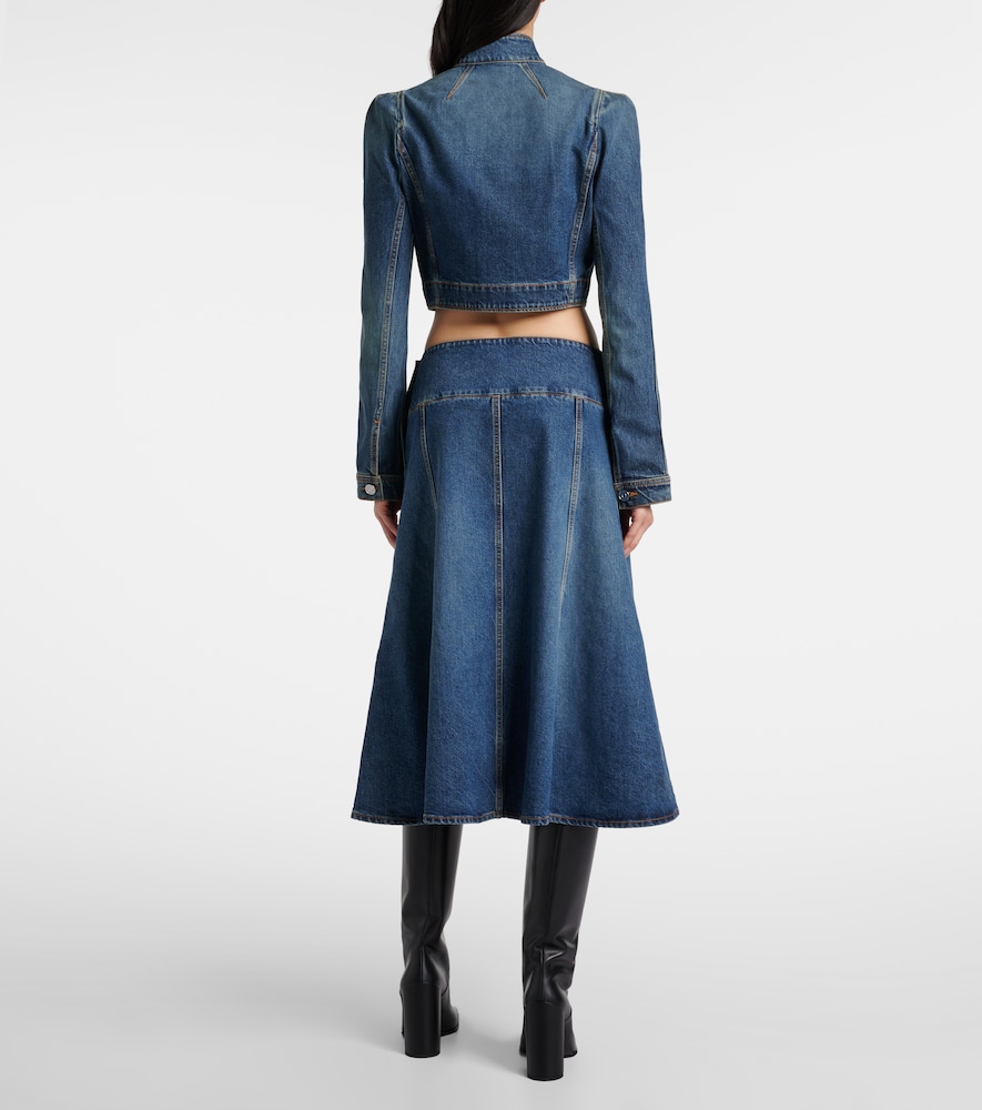 Alaia Alaïa Cropped-jeansjacke 