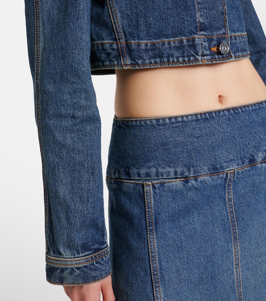  Alaia Alaïa Cropped-jeansjacke 