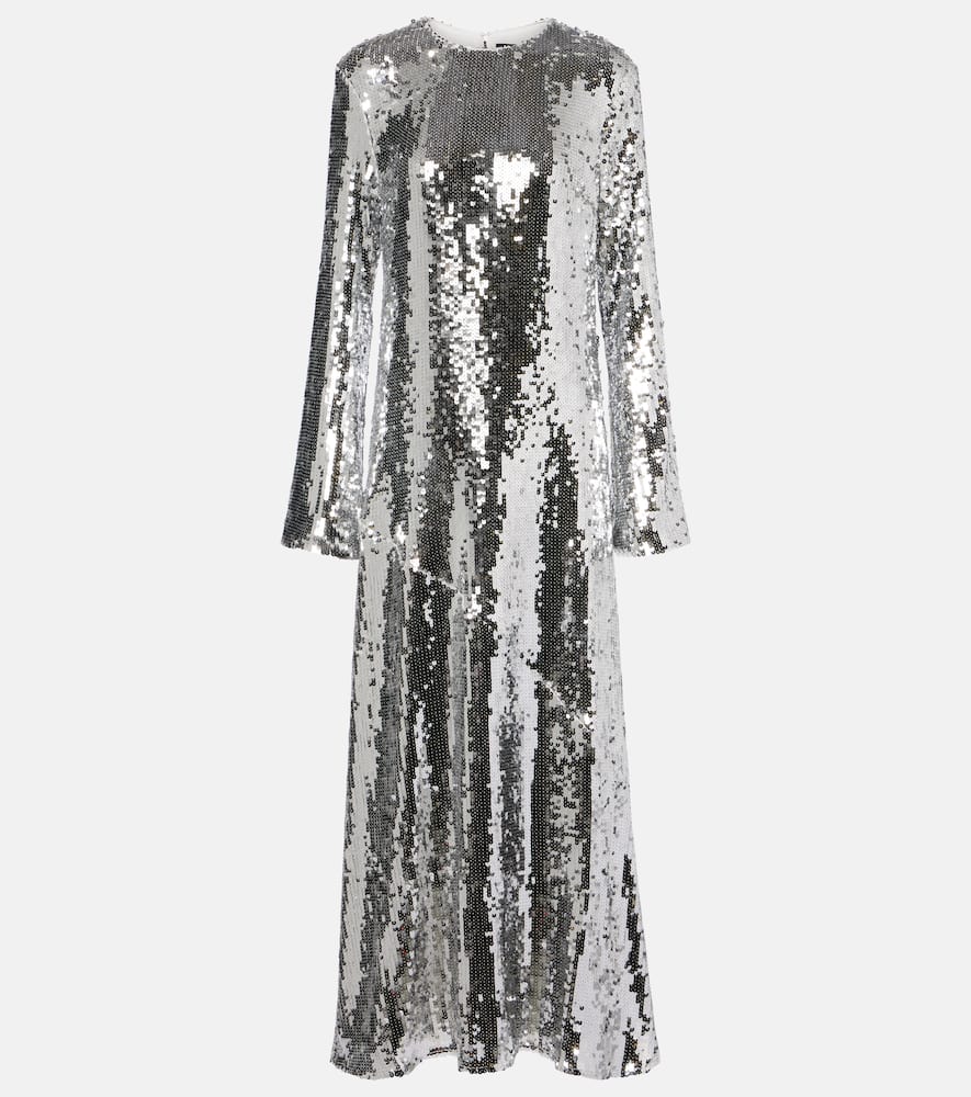 Sequined maxi dress