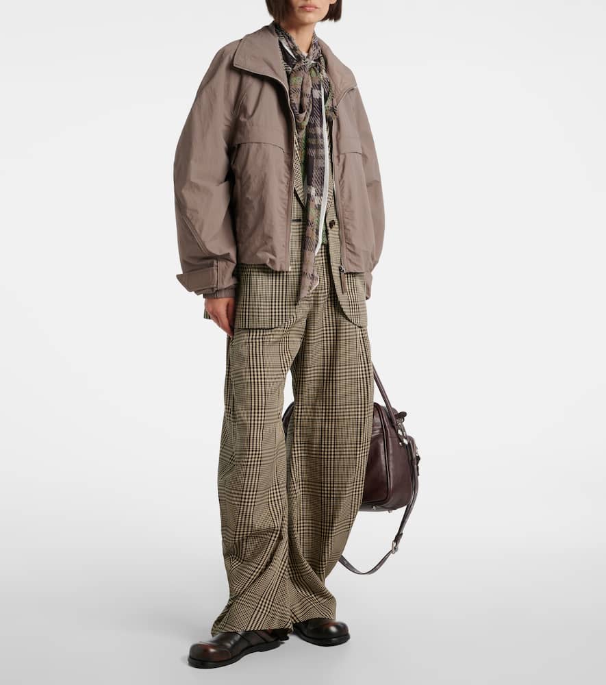 Acne Studios Embroidered Jacket In Green