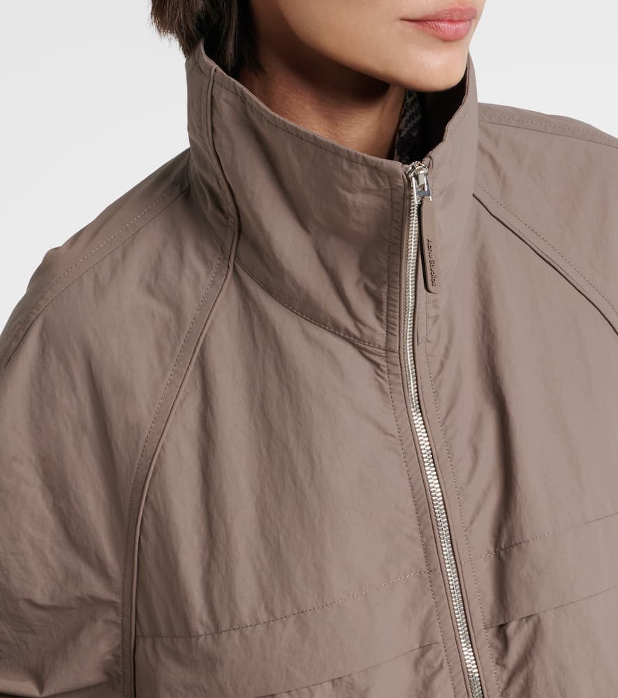 Acne Studios Embroidered Jacket In Green