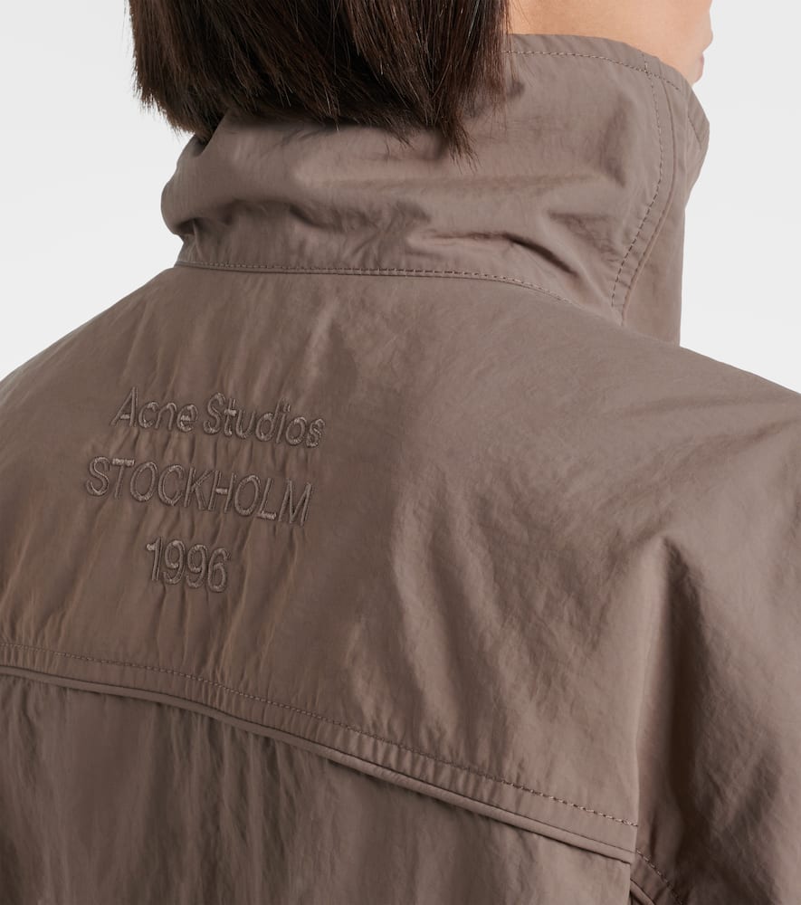Acne Studios Embroidered Jacket In Green