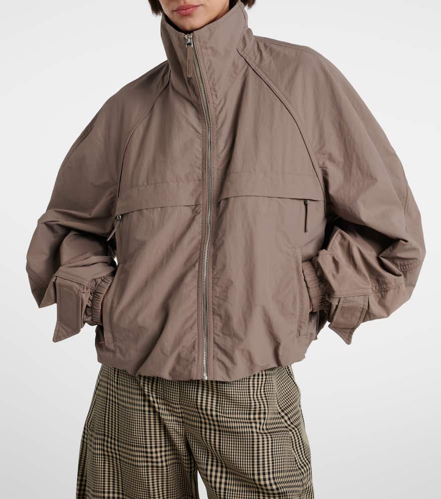 Acne Studios Embroidered Jacket In Green