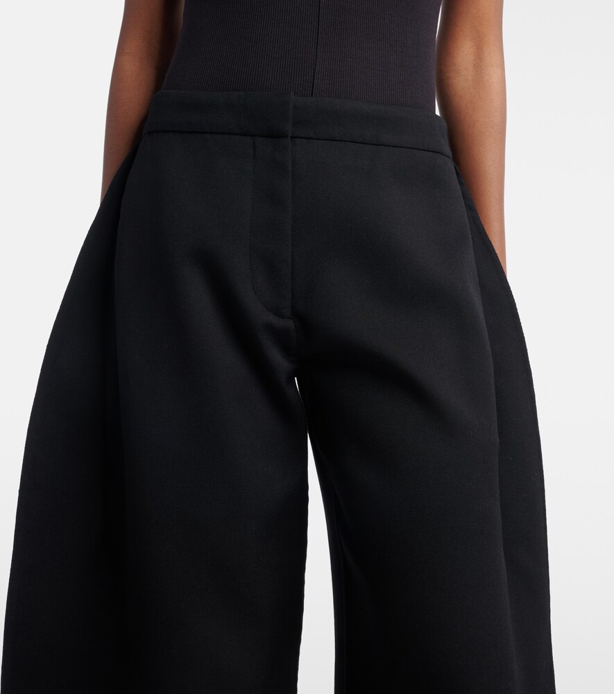 Alaia Alaia Virgin Wool Barrel Pants 