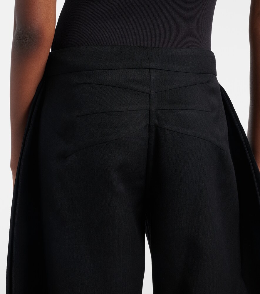  Alaia Alaia Virgin Wool Barrel Pants 