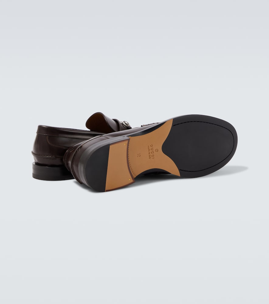  Gucci Gucci Horsebit Leather Loafers 