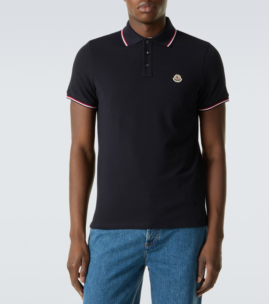  Moncler Moncler Polohemd Permanent Aus Baumwoll-jersey 