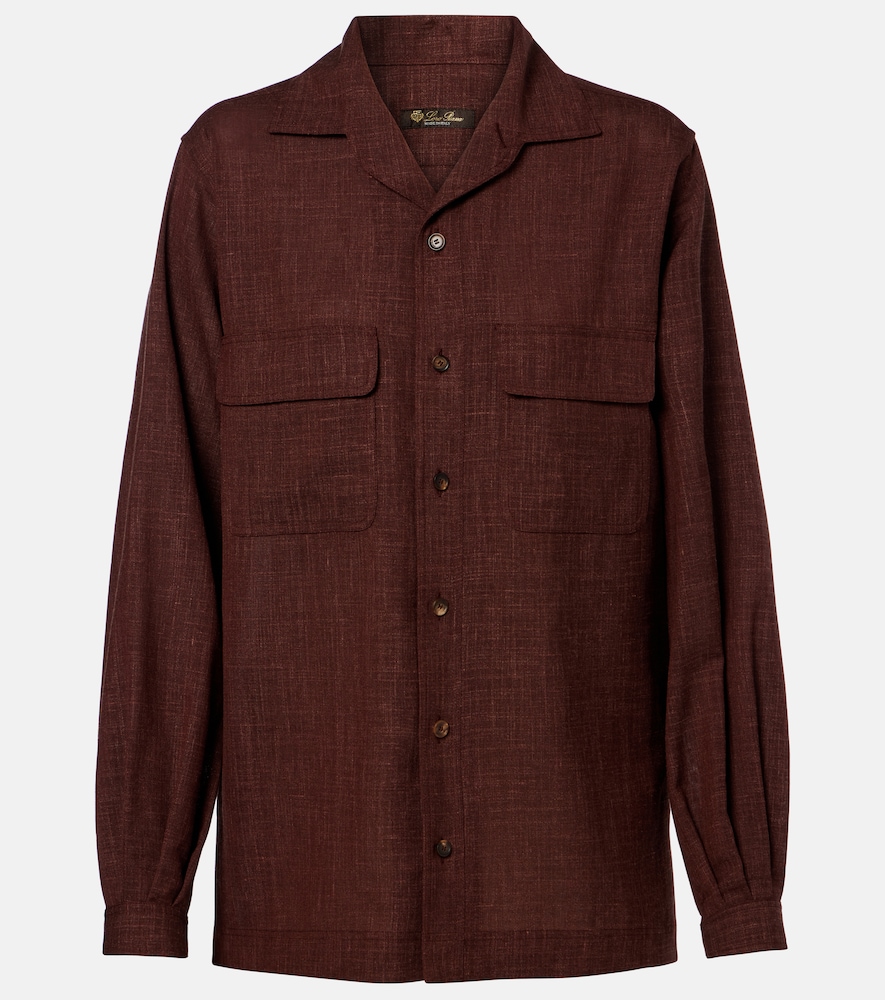 Loro Piana Loro Piana Ida wool, silk, and linen shirt　Loro Piana Ida ウール、シルク、リネンのシャツ