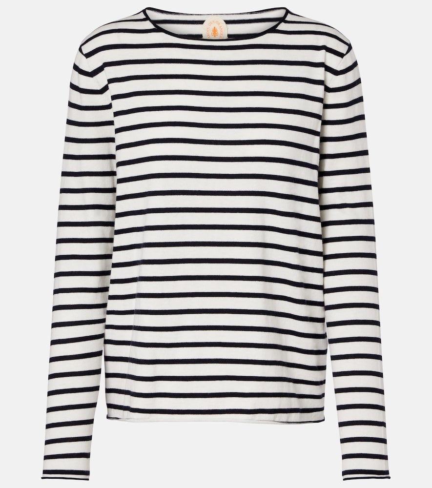 Jardin des Orangers Cotton, silk, and cashmere sweater
