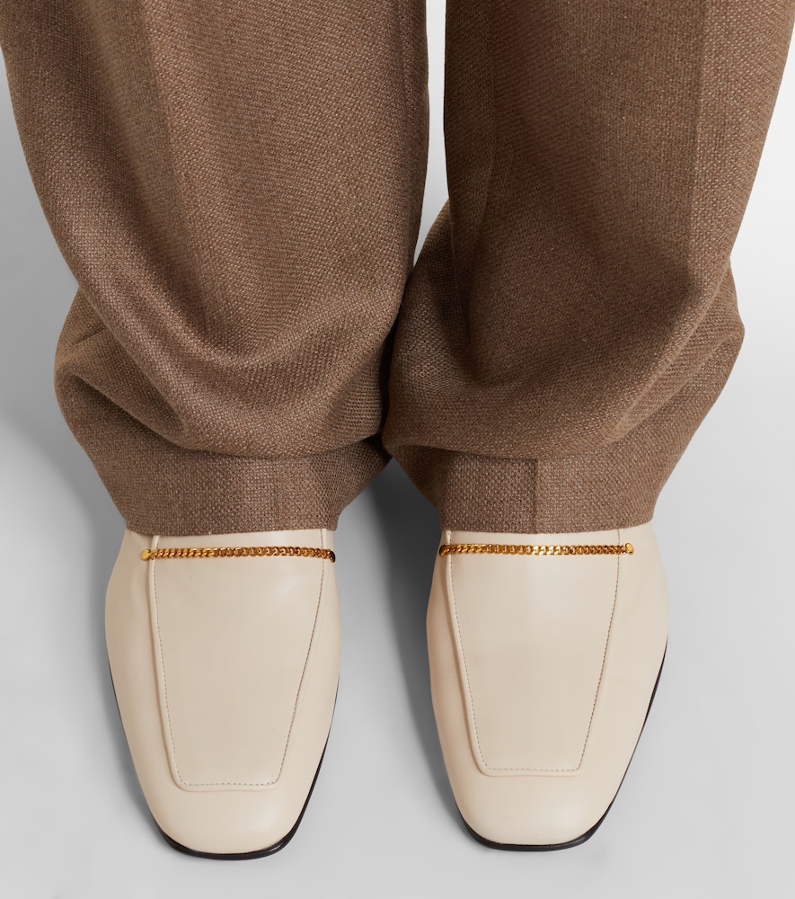 Herbert Levine Fair And Square leather loafer pumps