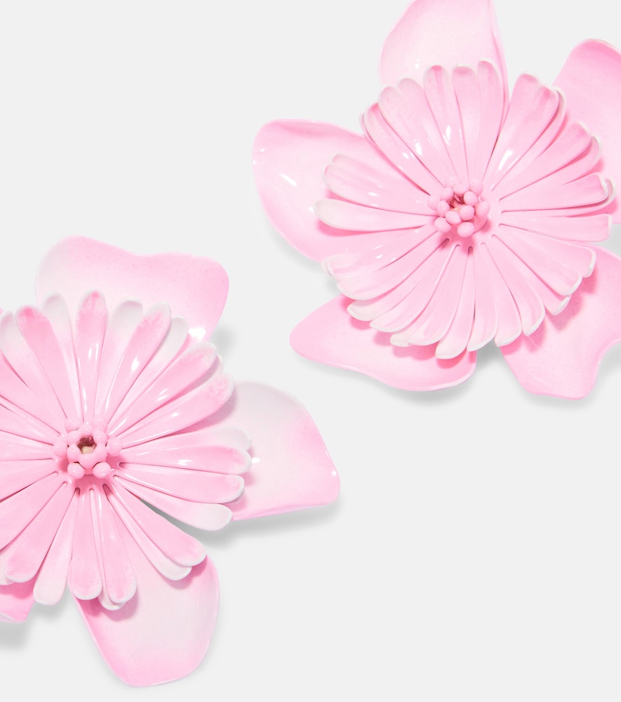  Chloe Chloé Pendientes De Clip Florales 