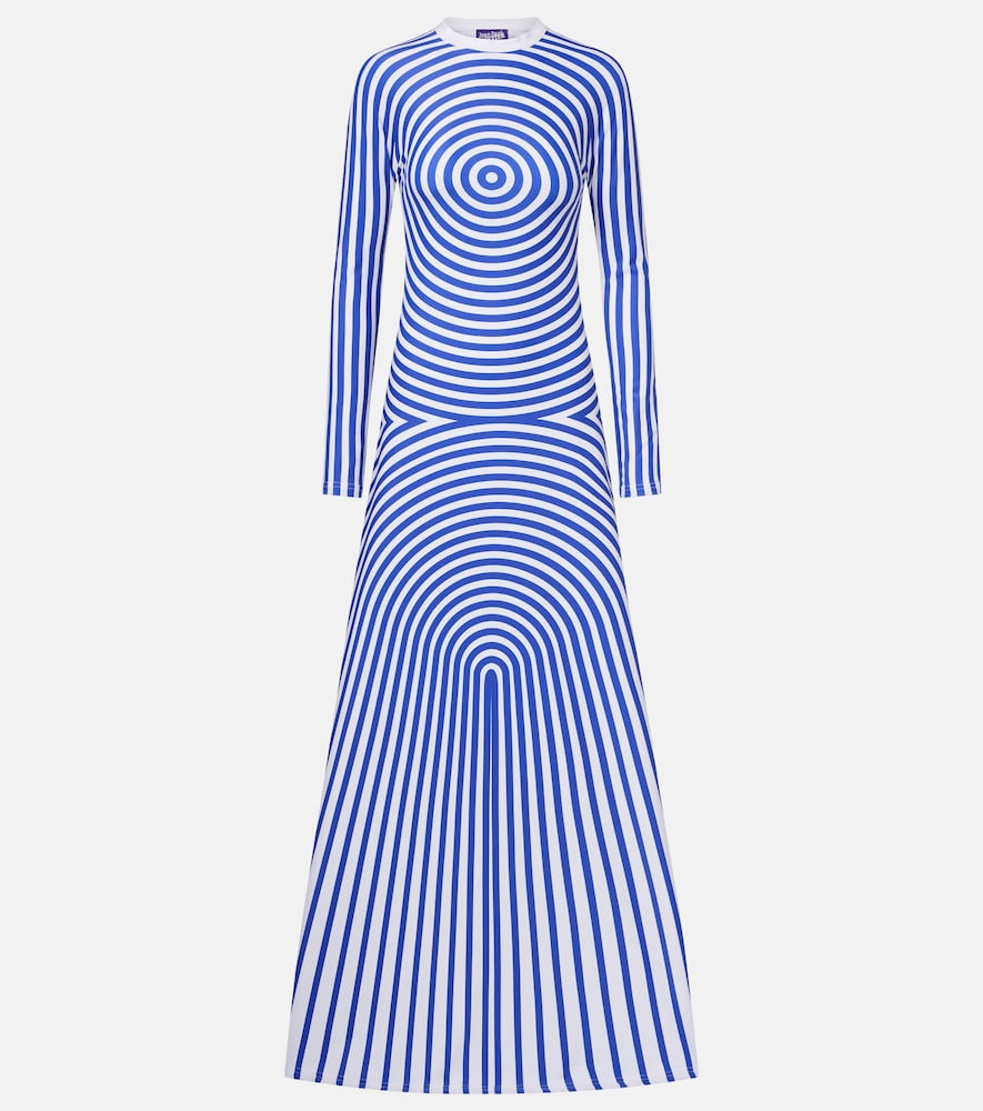 Jean Paul Gaultier Printed jersey maxi dress
