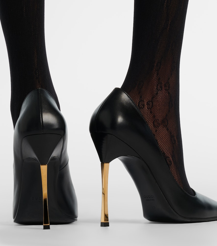 Bombshell 120 Leather Pumps