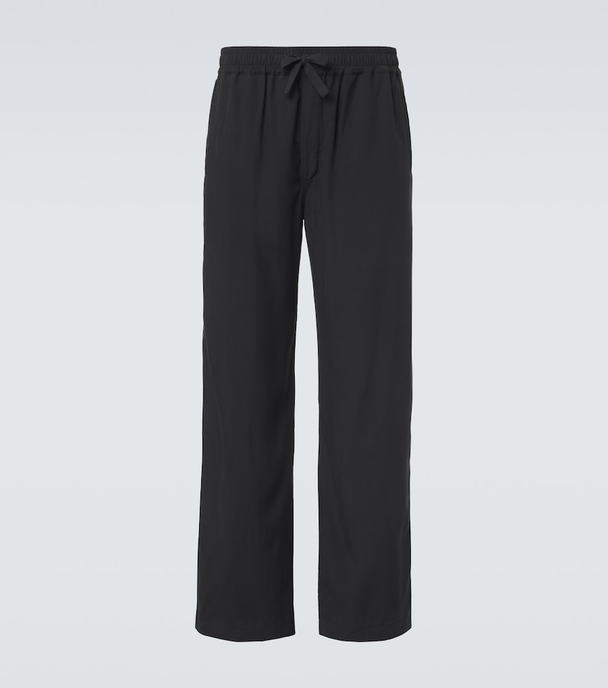 Saman Amel Alio silk straight pants | Thumbnail 6 Saman Amel Alio silk straight pants | Thumbnail 6