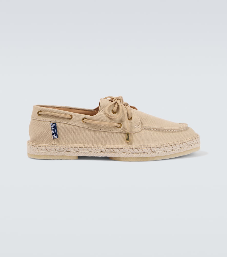 Espadrillas in canvas con suede