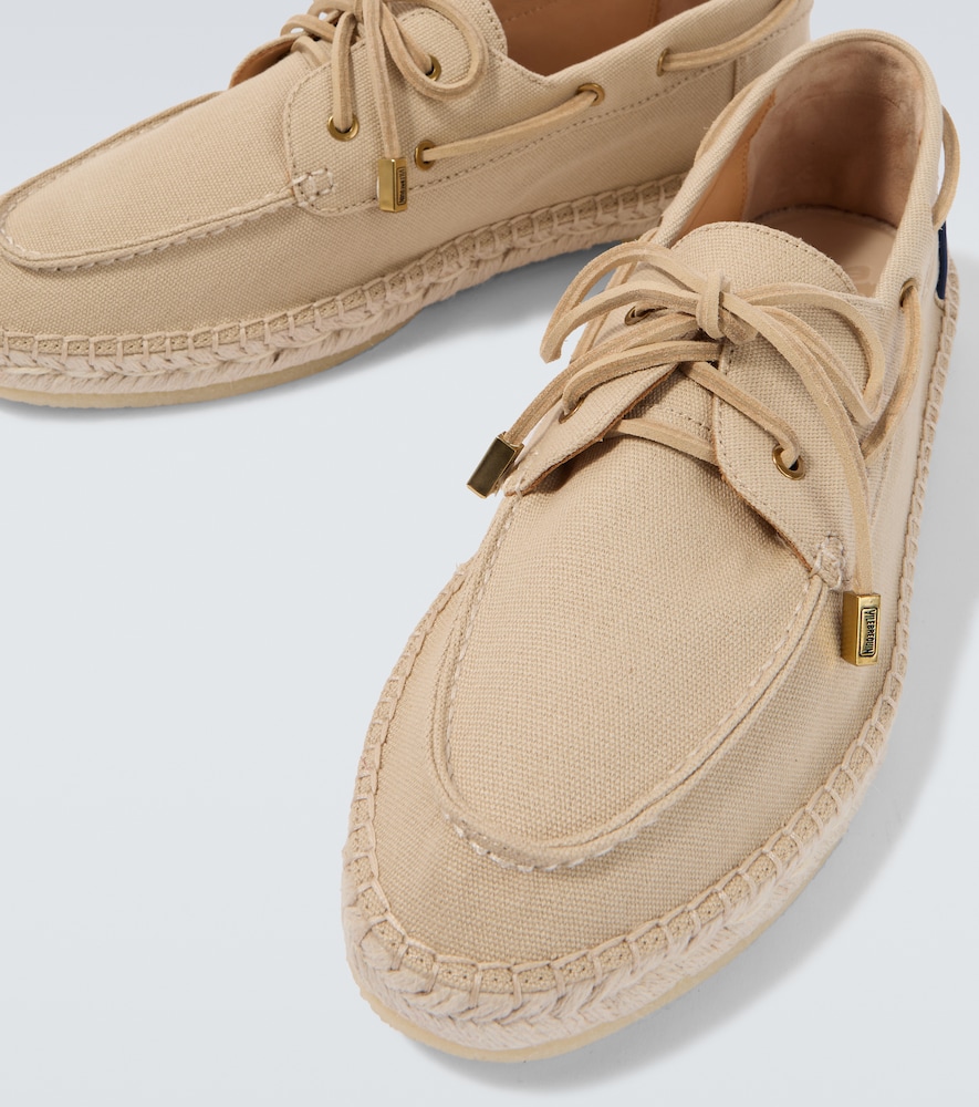  Vilebrequin Vilebrequin Suede-trimmed Canvas Espadrilles 