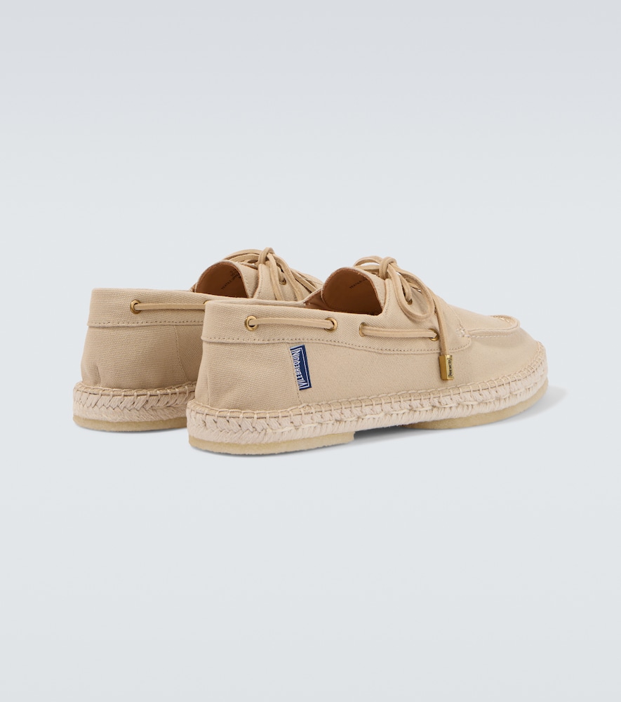  Vilebrequin Vilebrequin Suede-trimmed Canvas Espadrilles 