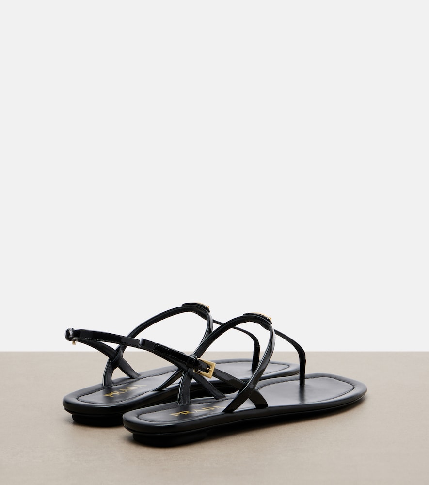  Prada Prada Sandalias De Charol 