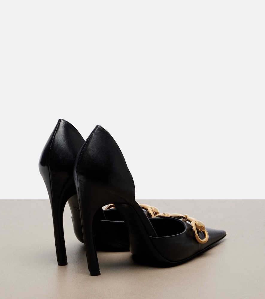  Gucci Gucci Salones Boulevard Horsebit De Piel 
