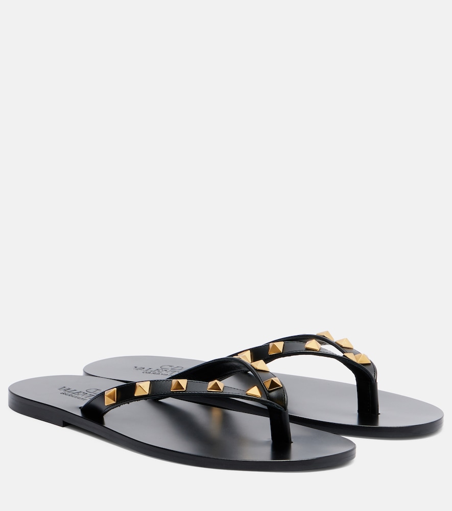 Valentino Garavani Rockstud leather thong sandals