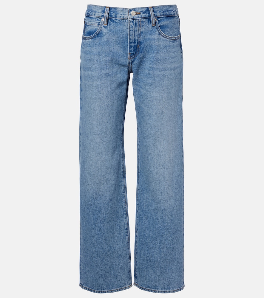 Frame The Saturday Straight Jeans In Blue