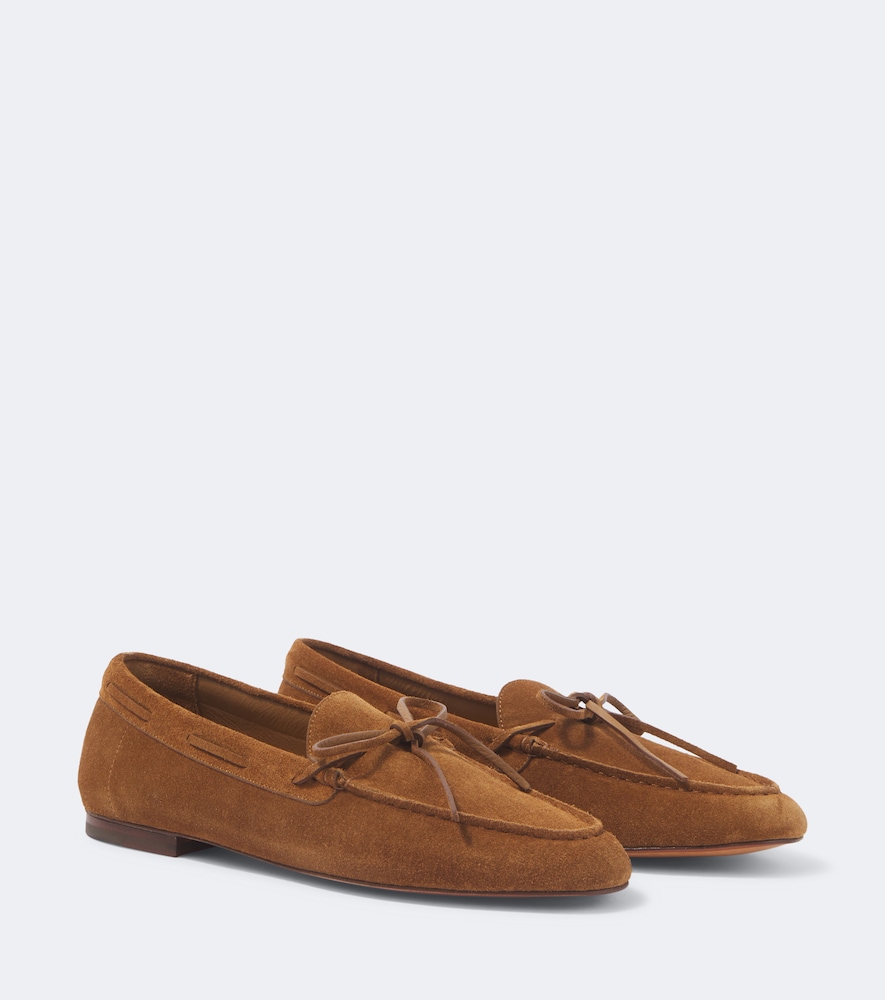 Segelschuhe aus Veloursleder
