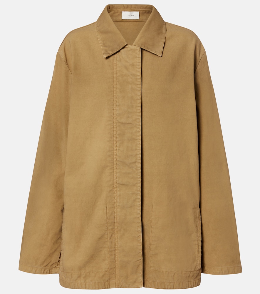 The Row Women's Beige Baeza Cotton Jacket UK Size 18 - Mytheresa