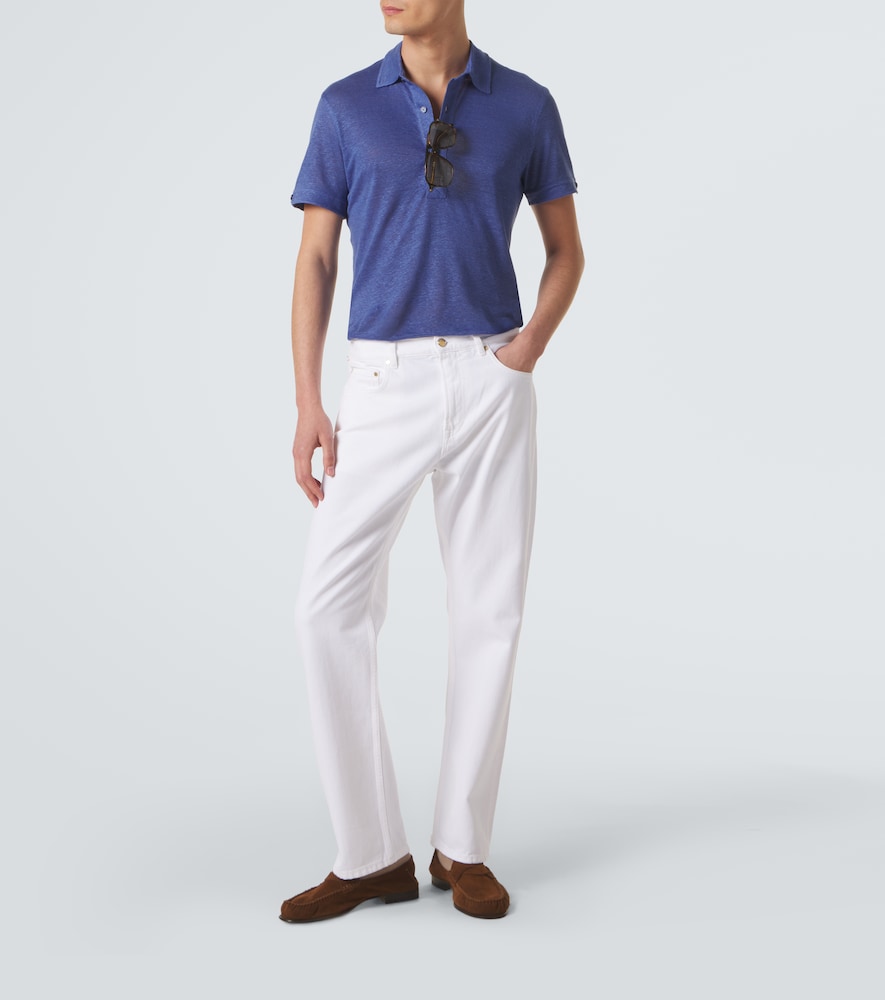  Orlebar Brown Orlebar Brown Polohemd Sebastian Aus Leinen 