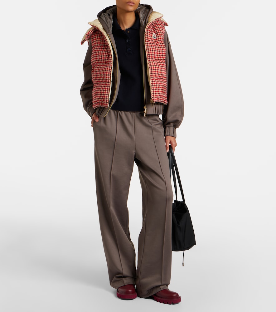Niverolle Checked Wool-Blend Down Vest