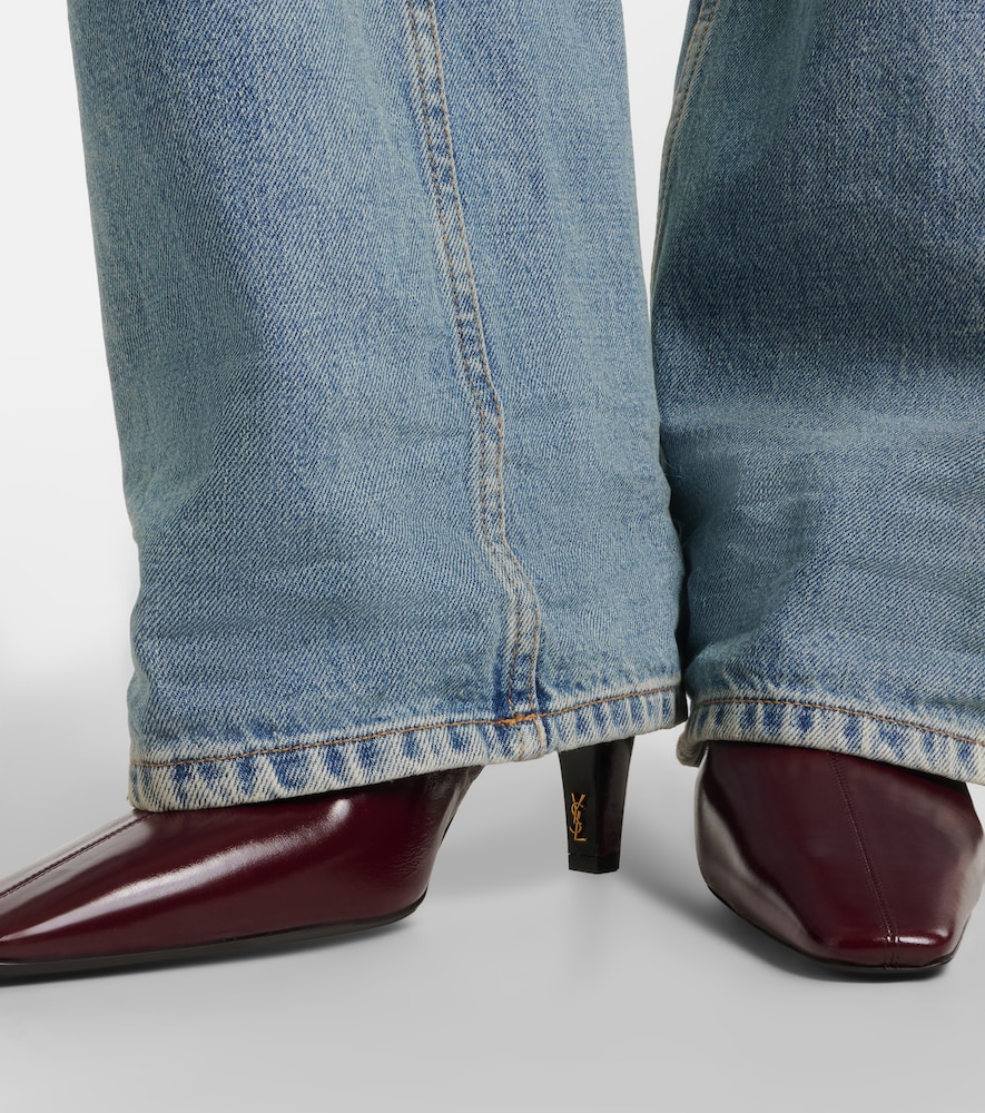 Saint Laurent Jill leather ankle boots
